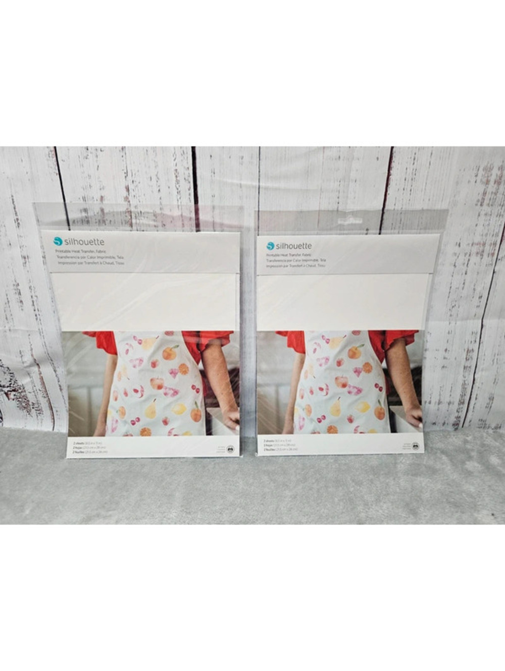 Silhouette Printable Heat Transfer Fabric 2 Packs